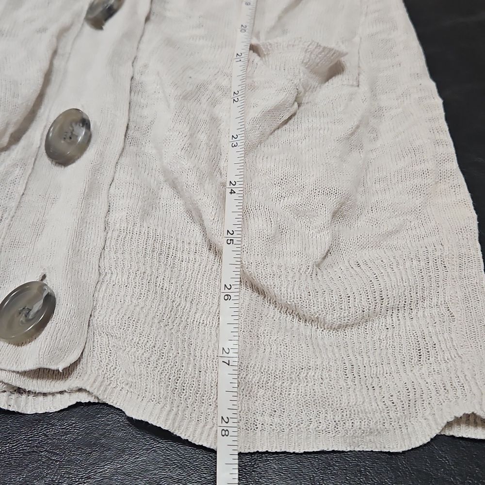 J. Crew Grey Linen Blend Elbow Sleeve Sweater XS Quiet Luxury Minimalist Preppy - Picture 7 of 8